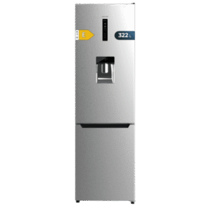Bolero CoolMarket Combi 322 WD Inox – 322L No Frost mit Wasserspender